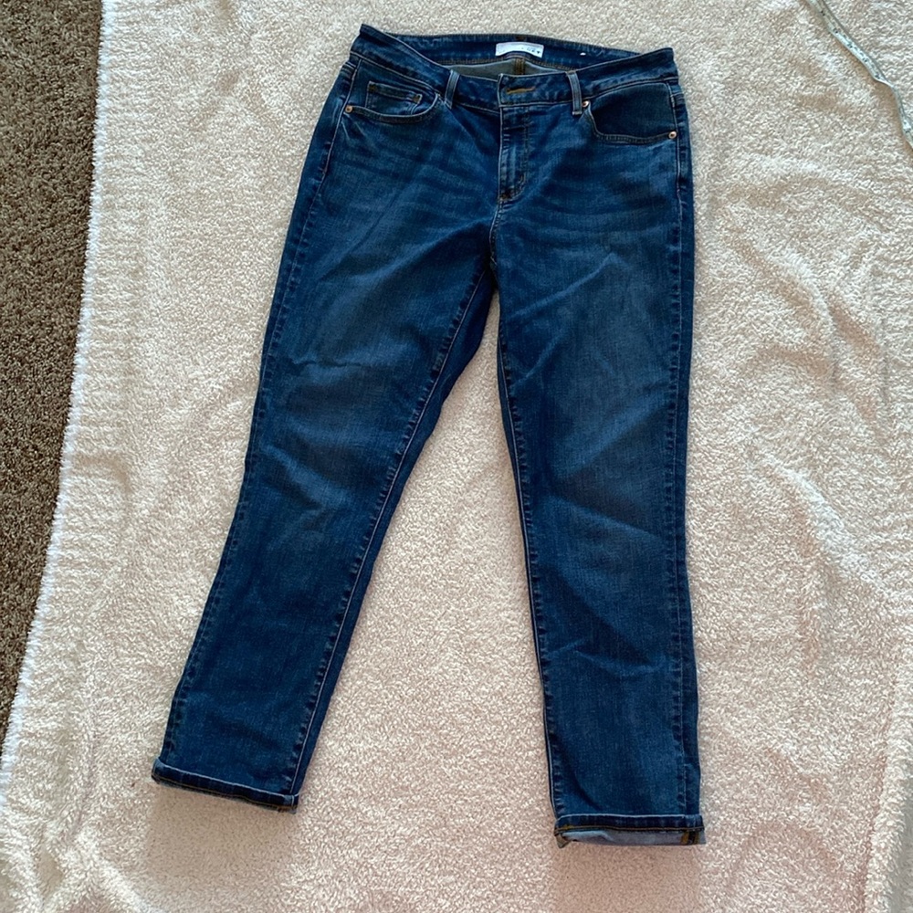 LOFT women’s curvy skinny denim jeans
